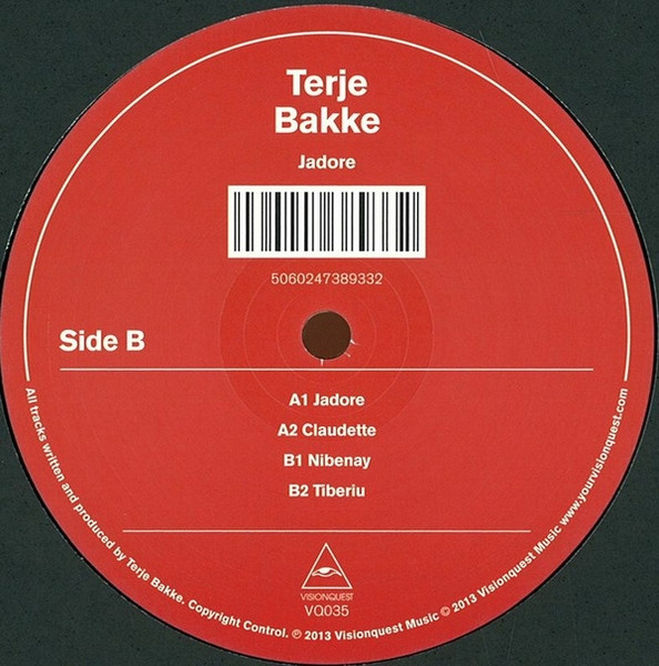 Terje Bakke - Jadore | Visionquest (VQ035) - main