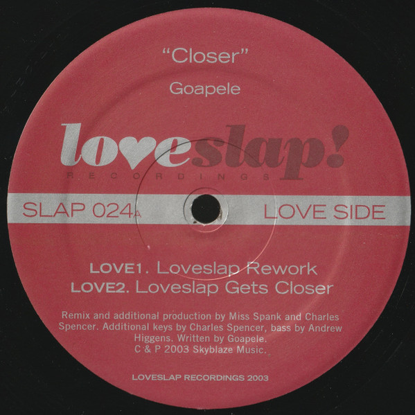 Goapele - Closer (Remixes) | Loveslap! Recordings (SLAP024) - main