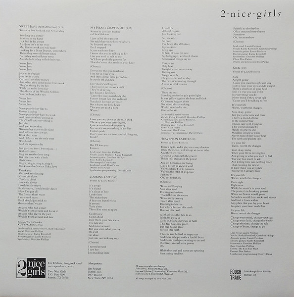 Two Nice Girls - 2 Nice Girls | Rough Trade (ROUGH 135) - 4