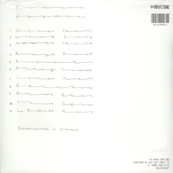 Romare - Projections | Ninja Tune (ZEN218) - 2 Romare - Projections | Ninja Tune (ZEN218) - 2