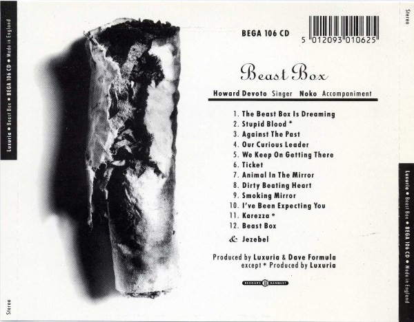Luxuria - Beast Box | Beggars Banquet (BEGA 106 CD) - 2 Luxuria - Beast Box | Beggars Banquet (BEGA 106 CD) - 2