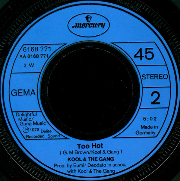 Kool & The Gang - Ladies' Night / Too Hot | Mercury (6168 771) - 4