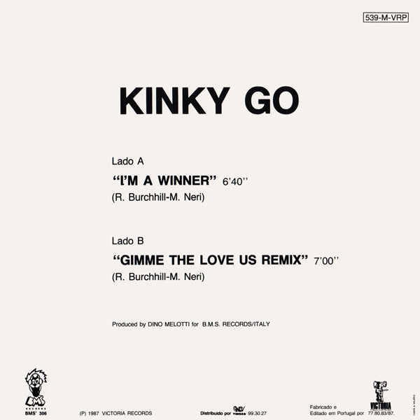 Kinky Go - I'm A Winner | Victoria Records (539-M-VRP) - 2