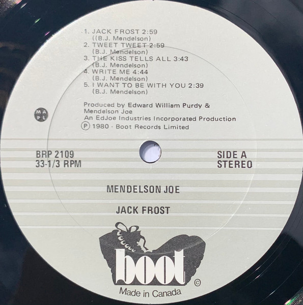 Mendelson Joe - Jack Frost | Boot Records (BRP 2109) - 3 Mendelson Joe - Jack Frost | Boot Records (BRP 2109) - 3