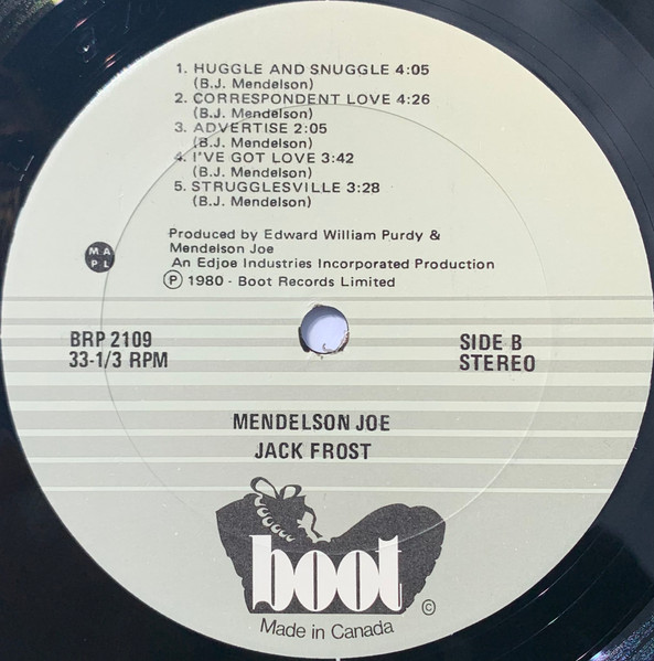 Mendelson Joe - Jack Frost | Boot Records (BRP 2109) - 4 Mendelson Joe - Jack Frost | Boot Records (BRP 2109) - 4