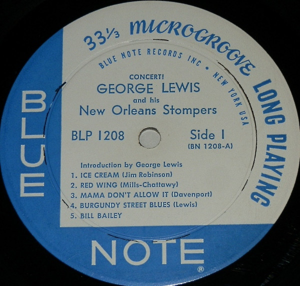George Lewis And His New Orleans Stompers - Concert! | Blue Note (1208) - 3