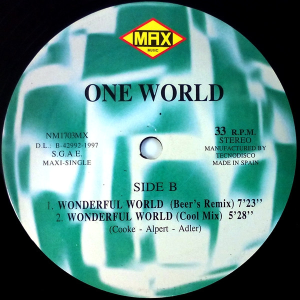 One World - Wonderful World | Max Music (NM1703MX) - 4