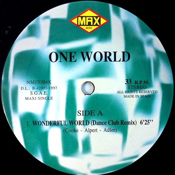 One World - Wonderful World | Max Music (NM1703MX) - 3