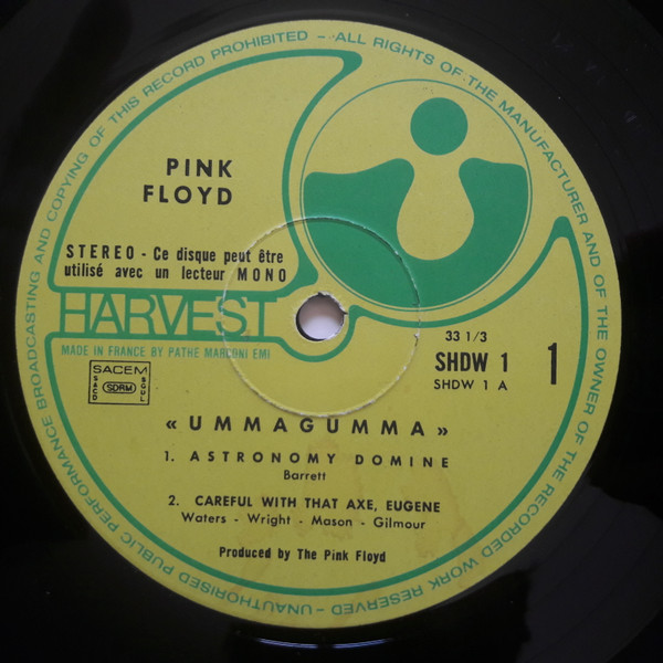Pink Floyd - Ummagumma | Harvest (SHDW 1/2) - 4 Pink Floyd - Ummagumma | Harvest (SHDW 1/2) - 4