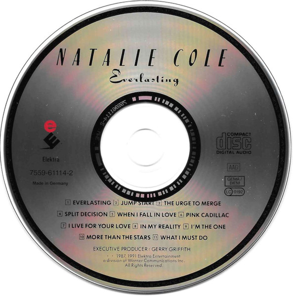 Natalie Cole - Everlasting | Elektra (7559-61114-2) - 3