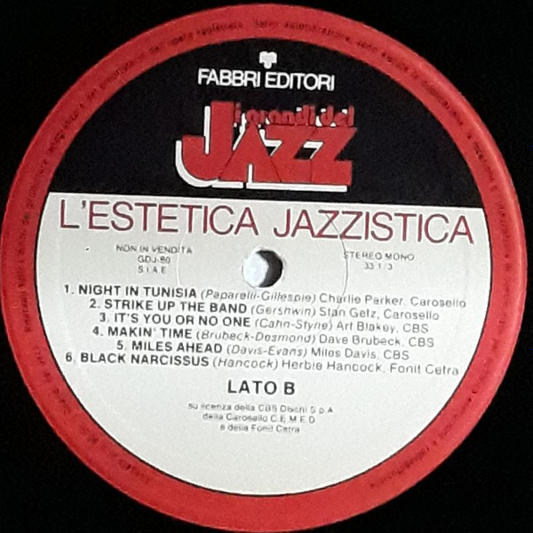 Various - L'Estetica Jazzistica | Fabbri Editori (GdJ 80)