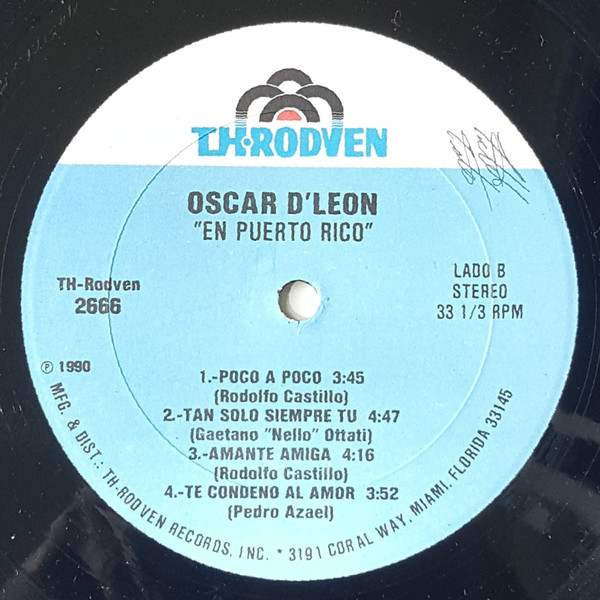 Oscar D' León - En Puerto Rico | TH-Rodven (TH-2666) - 4