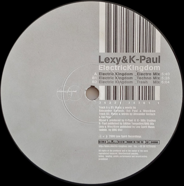 Lexy & K-Paul - ElectricKingdom | Electric Kingdom (74321 74701 1) - 3