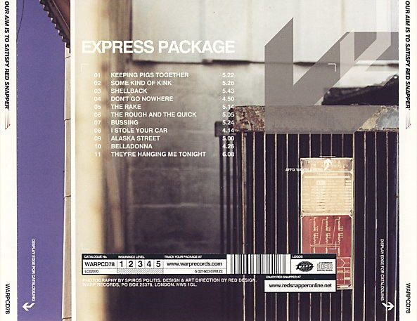 Red Snapper - Our Aim Is To Satisfy Red Snapper | Warp Records (WARPCD78) - 2 Red Snapper - Our Aim Is To Satisfy Red Snapper | Warp Records (WARPCD78) - 2