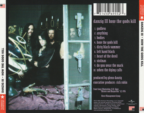 Danzig - Danzig III • How The Gods Kill | American Recordings (731458695523) - 2