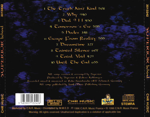 Superior - Behind | CNR Music (3013242) - 2