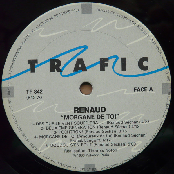 Renaud - Morgane De Toi... | Trafic (TFX-1984-2) - 3 Renaud - Morgane De Toi... | Trafic (TFX-1984-2) - 3