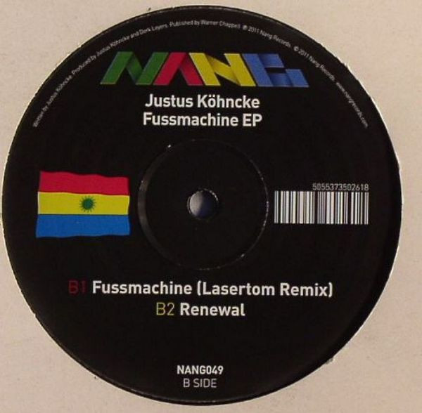 Justus Köhncke - Fussmachine EP | Nang Records (NANG049) - 2 Justus Köhncke - Fussmachine EP | Nang Records (NANG049) - 2