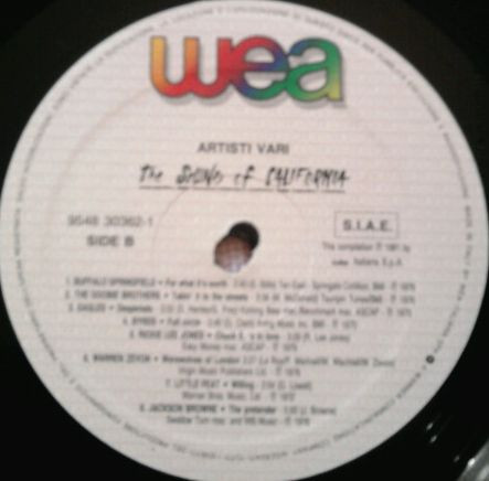 Various - The Sound Of California | WEA (9548 30362-1) - 4 Various - The Sound Of California | WEA (9548 30362-1) - 4