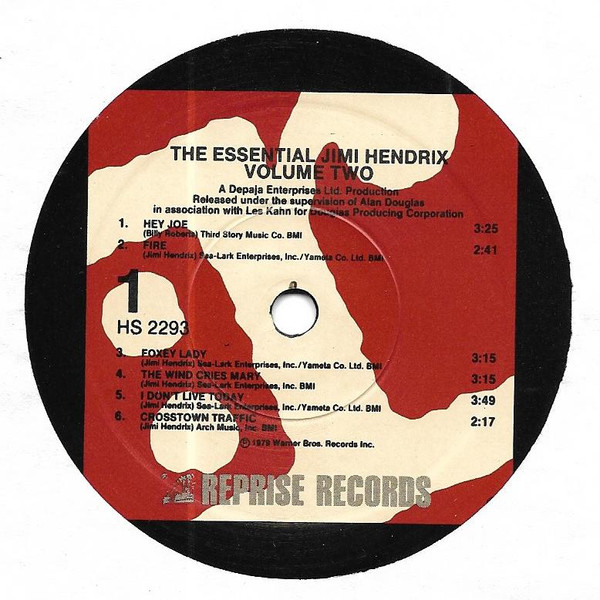 Jimi Hendrix - The Essential Jimi Hendrix Volume Two | Reprise Records (HS 2293) - 3 Jimi Hendrix - The Essential Jimi Hendrix Volume Two | Reprise Records (HS 2293) - 3