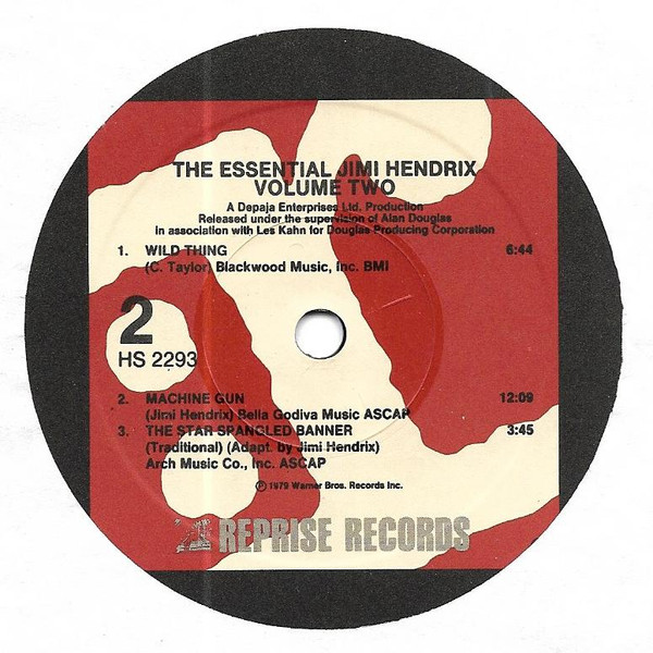 Jimi Hendrix - The Essential Jimi Hendrix Volume Two | Reprise Records (HS 2293) - 4 Jimi Hendrix - The Essential Jimi Hendrix Volume Two | Reprise Records (HS 2293) - 4