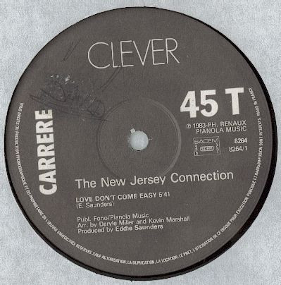 The New Jersey Connection - Love Don't Come Easy | Clever (8264) - 2