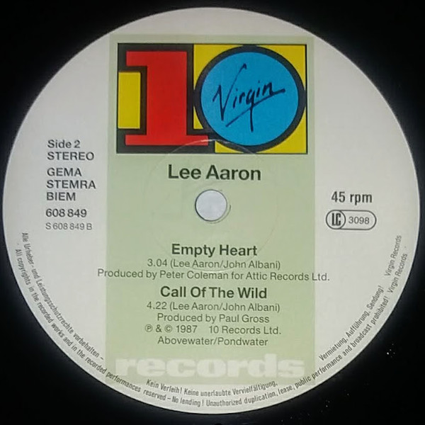 Lee Aaron - Only Human | 10 Records (608 849-213) - 3 Lee Aaron - Only Human | 10 Records (608 849-213) - 3