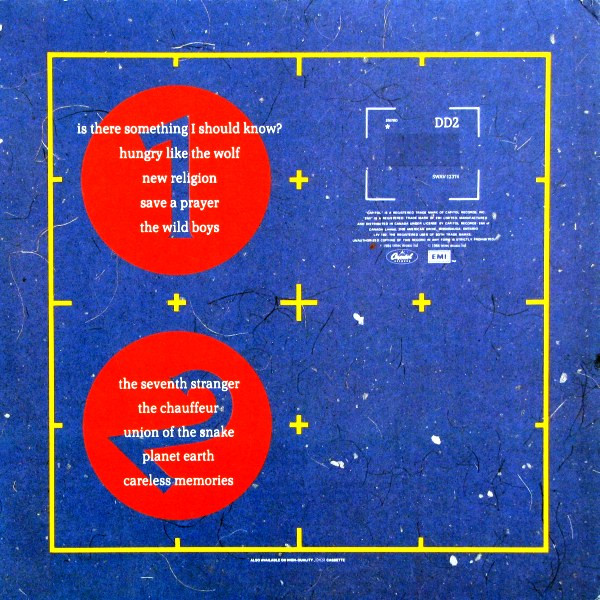 Duran Duran - Arena | Capitol Records (SWAV-12374) - 2