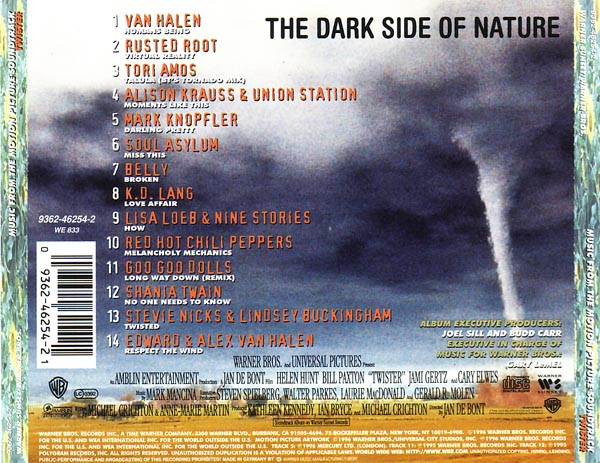 Various - Twister (Music From The Motion Picture Soundtrack) | Warner Sunset Records (9362-46254-2) - 3 Various - Twister (Music From The Motion Picture Soundtrack) | Warner Sunset Records (9362-46254-2) - 3