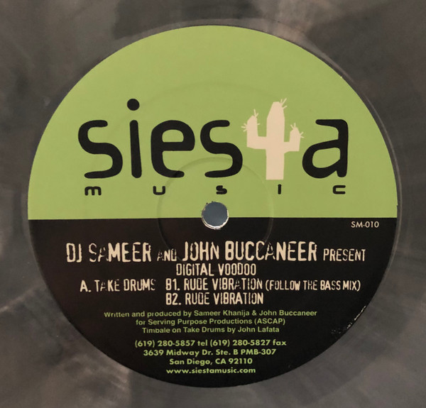 DJ Sameer & John Buccaneer - Digital Voodoo | Siesta Music (SM-010) DJ Sameer & John Buccaneer - Digital Voodoo | Siesta Music (SM-010)