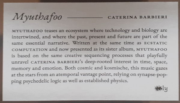 Caterina Barbieri - Myuthafoo | Light-years (LY003LPC) - 3 Caterina Barbieri - Myuthafoo | Light-years (LY003LPC) - 3