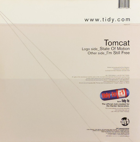 Tomcat - State Of Motion / I'm Still Free | Tidy Two (tidytwo117) - 2