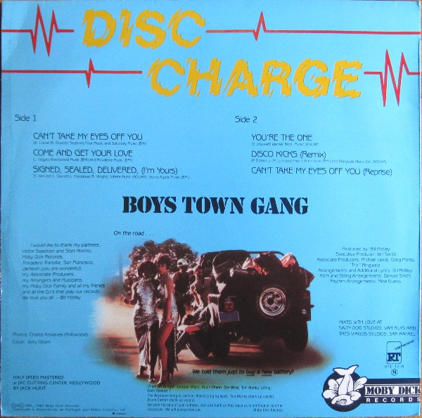 Boys Town Gang - Disc Charge | Moby Dick Records (RTI 12-8) - 2 Boys Town Gang - Disc Charge | Moby Dick Records (RTI 12-8) - 2