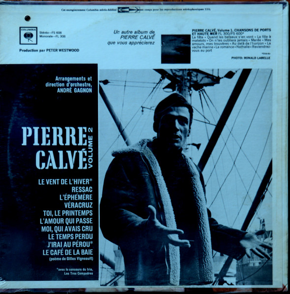 Pierre Calvé - Volume 2 | Columbia (FS-608) - 2
