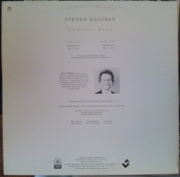 Steven Halpern - Comfort Zone | Gramavision (18-7786-1) - 2