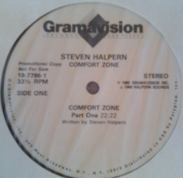 Steven Halpern - Comfort Zone | Gramavision (18-7786-1) - 3