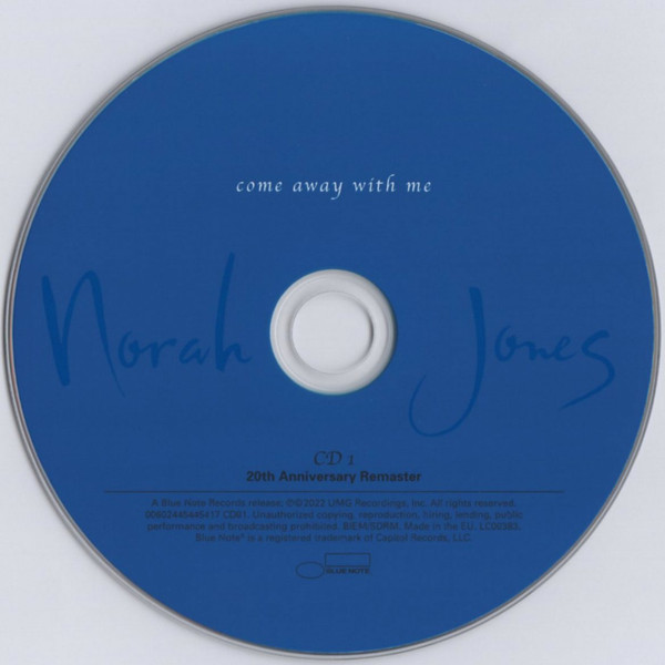 Norah Jones - Come Away With Me CD | Blue Note (00602445077724) - 3 Norah Jones - Come Away With Me CD | Blue Note (00602445077724) - 3