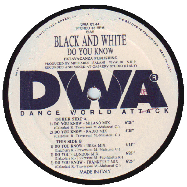 Black & White - Do You Know | DWA (Dance World Attack) (DWA 01.44) - 3 Black & White - Do You Know | DWA (Dance World Attack) (DWA 01.44) - 3