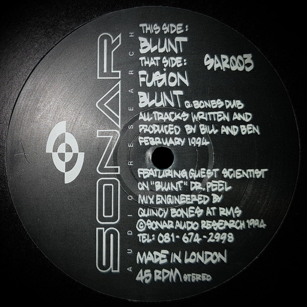 Sonar Audio Research - Blunt | Sonar Audio Research (SAR003)