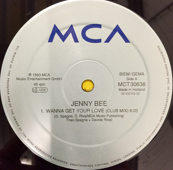 Jenny B. - Wanna Get Your Love | MCA Records (MCT 30638) - 2 Jenny B. - Wanna Get Your Love | MCA Records (MCT 30638) - 2