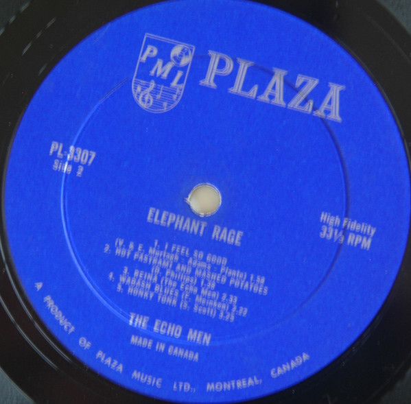 The Echo Men - Elephant Rage | Plaza (PL3307) - 4 The Echo Men - Elephant Rage | Plaza (PL3307) - 4