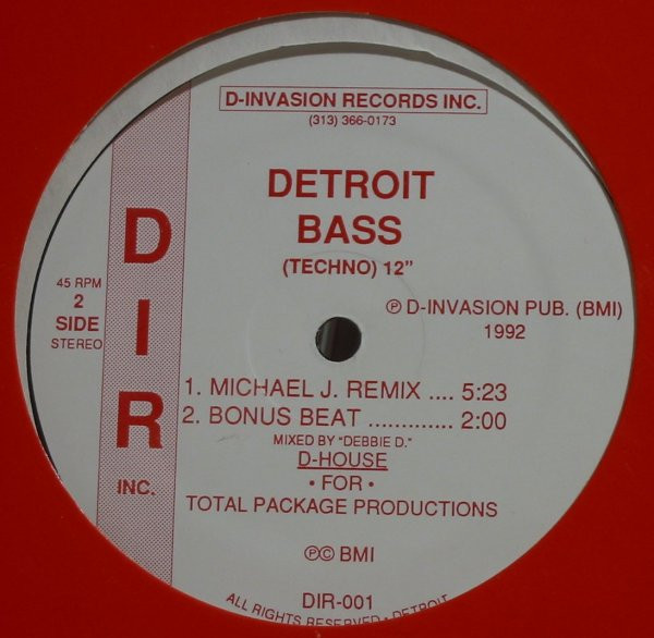 D-House - Detroit Bass | D-Invasion Records Inc. (DIR-001) - 2 D-House - Detroit Bass | D-Invasion Records Inc. (DIR-001) - 2