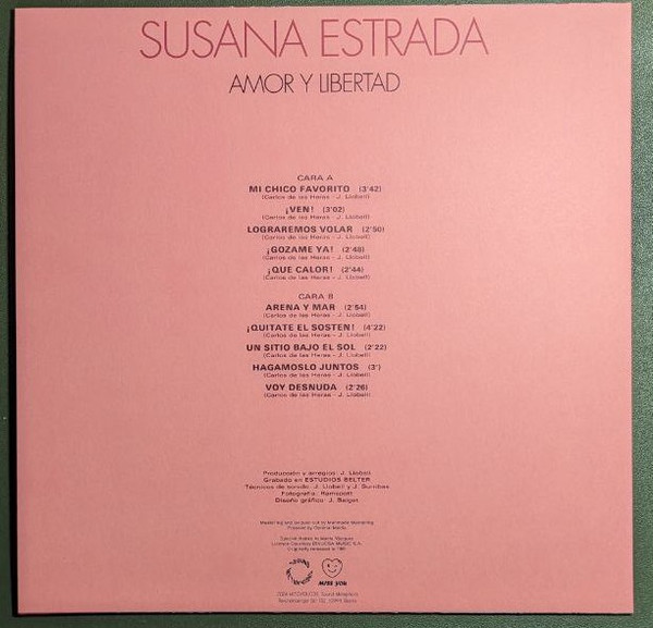 Susana Estrada - Amor Y Libertad | Miss you (MISSYOU039) - 2