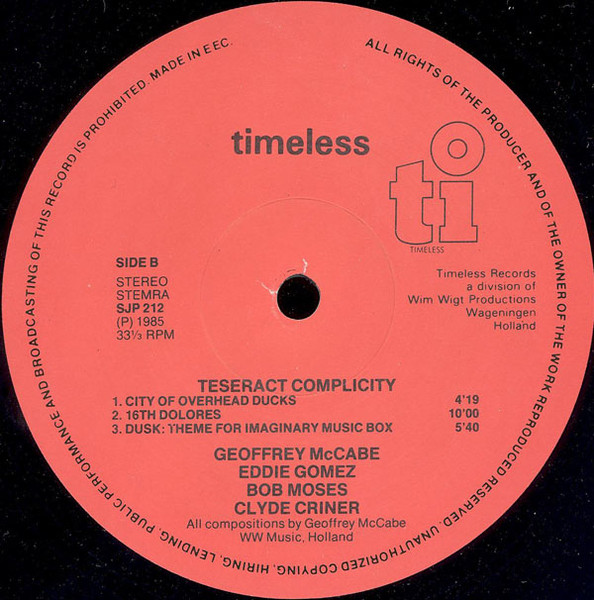 Geoffrey McCabe - Teseract Complicity | Timeless (SJP 212) - 4 Geoffrey McCabe - Teseract Complicity | Timeless (SJP 212) - 4
