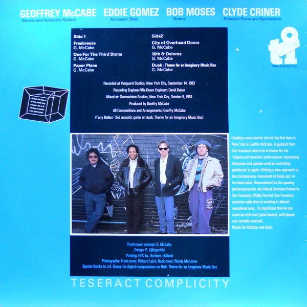 Geoffrey McCabe - Teseract Complicity | Timeless (SJP 212) - 2 Geoffrey McCabe - Teseract Complicity | Timeless (SJP 212) - 2