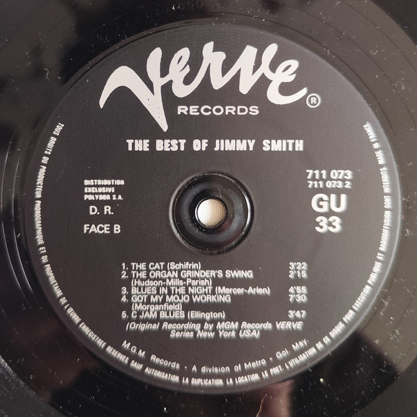 Jimmy Smith - The Best Of Jimmy Smith | Verve Records (711 073) - 3