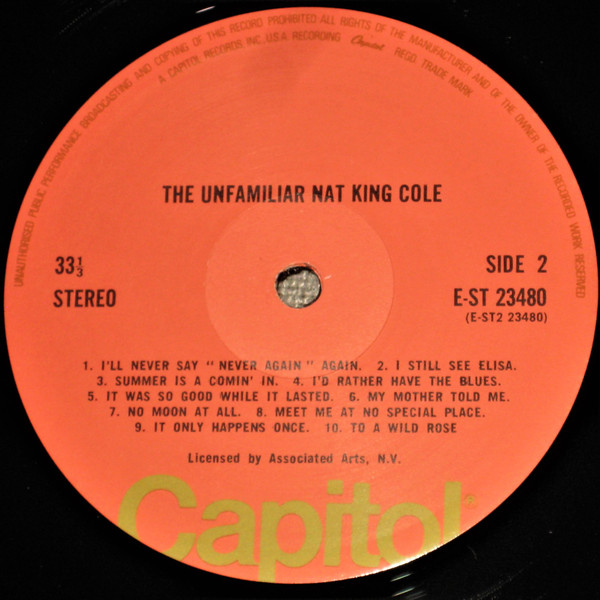 The Unfamiliar Nat King Cole