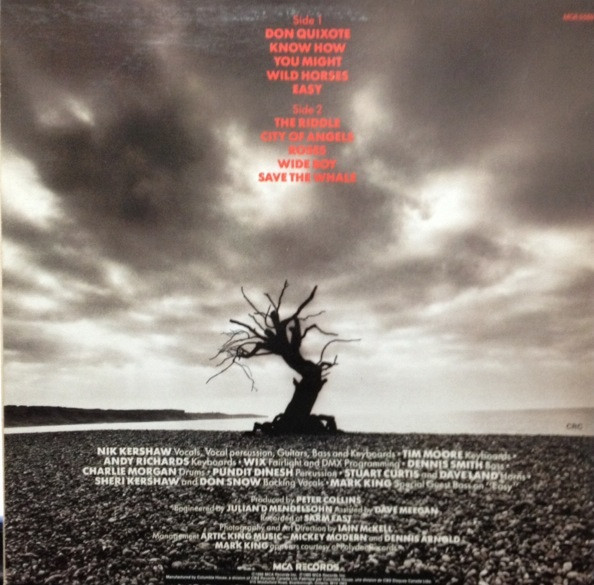 Nik Kershaw - The Riddle | MCA Records (MCA-5569) - 2