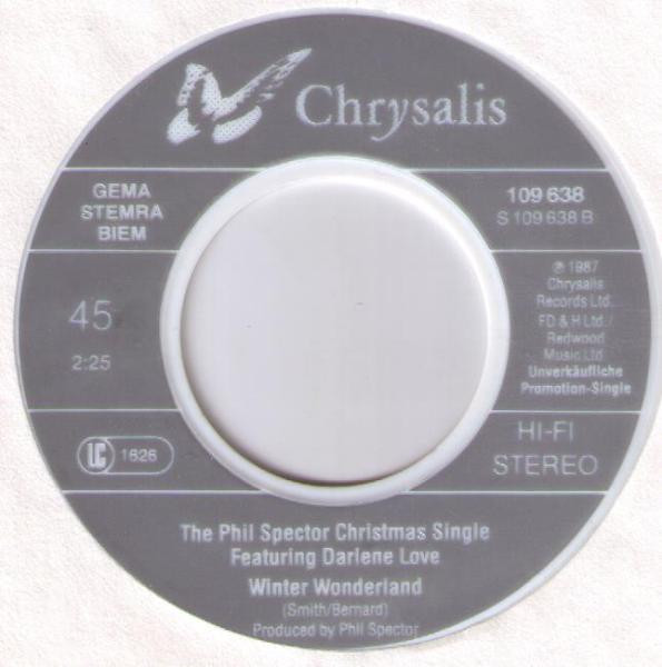 Phil Spector Featuring Darlene Love - The Phil Spector Christmas Single | Chrysalis (109 638) - 4