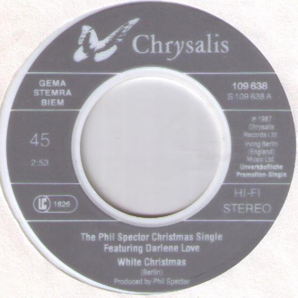 Phil Spector Featuring Darlene Love - The Phil Spector Christmas Single | Chrysalis (109 638) - 3